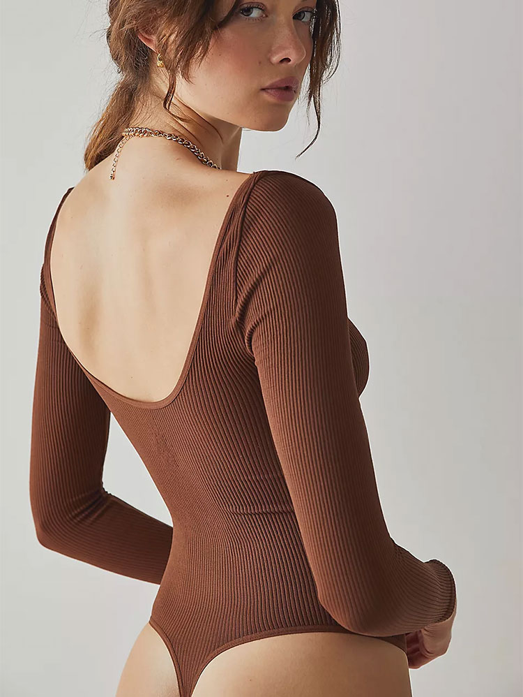 Outlines Long-Sleeve Bodysuit